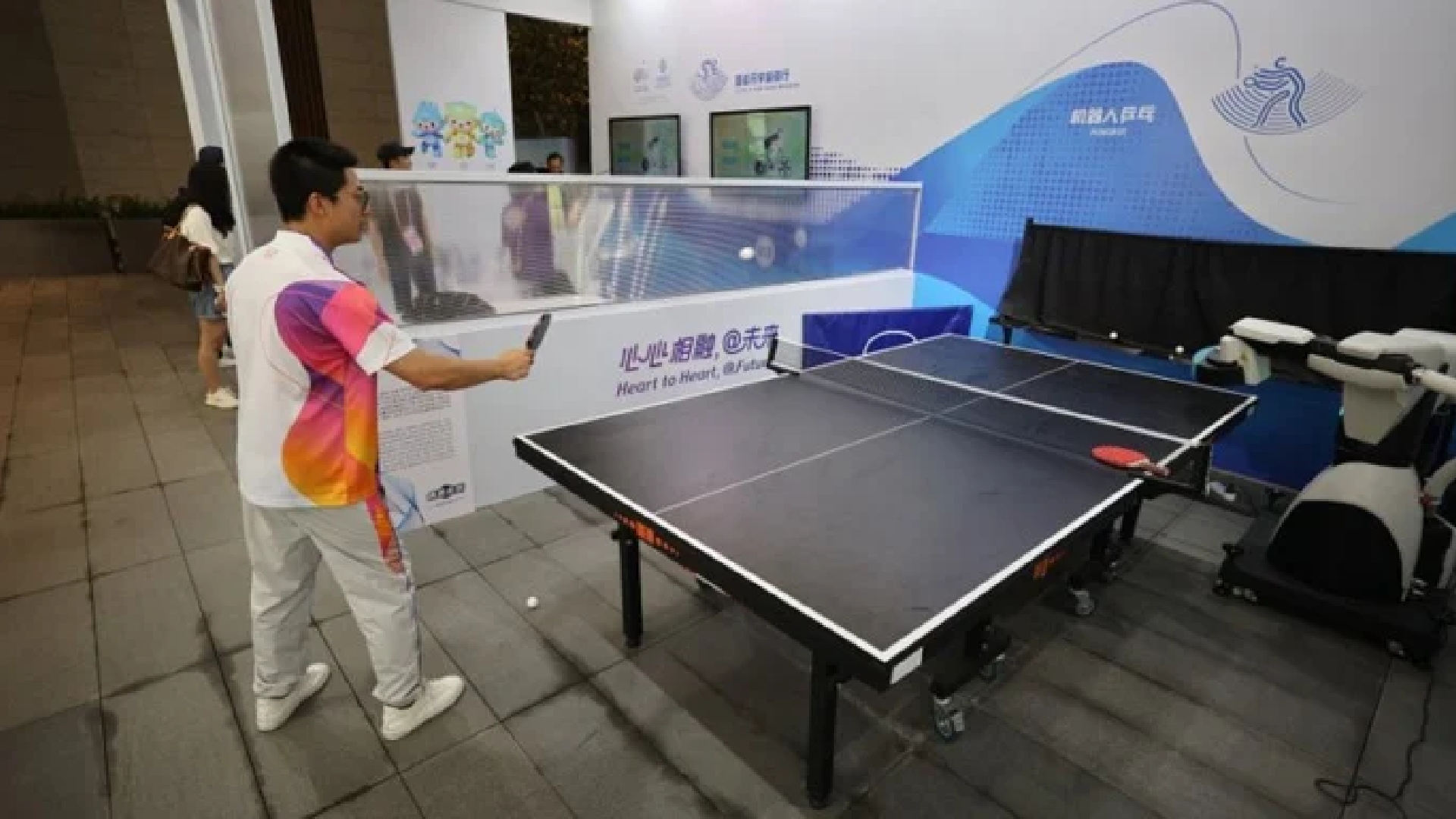 The Asian Games in China are being dominated by machines.