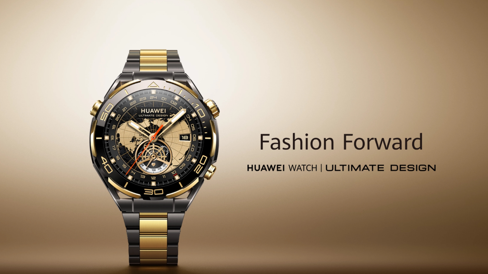 The 18K Gold Huawei Watch Ultimate has been released