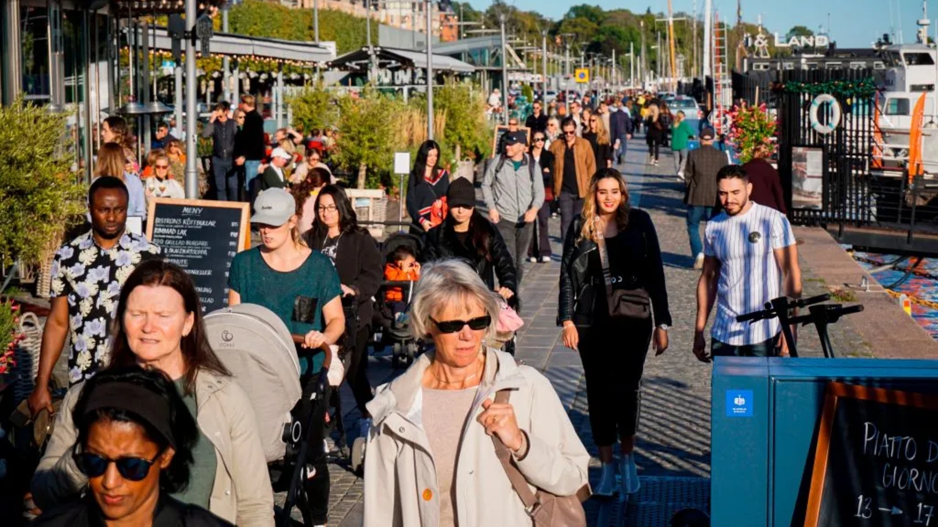 A Swedish town encourages its residents to say hello to one another.