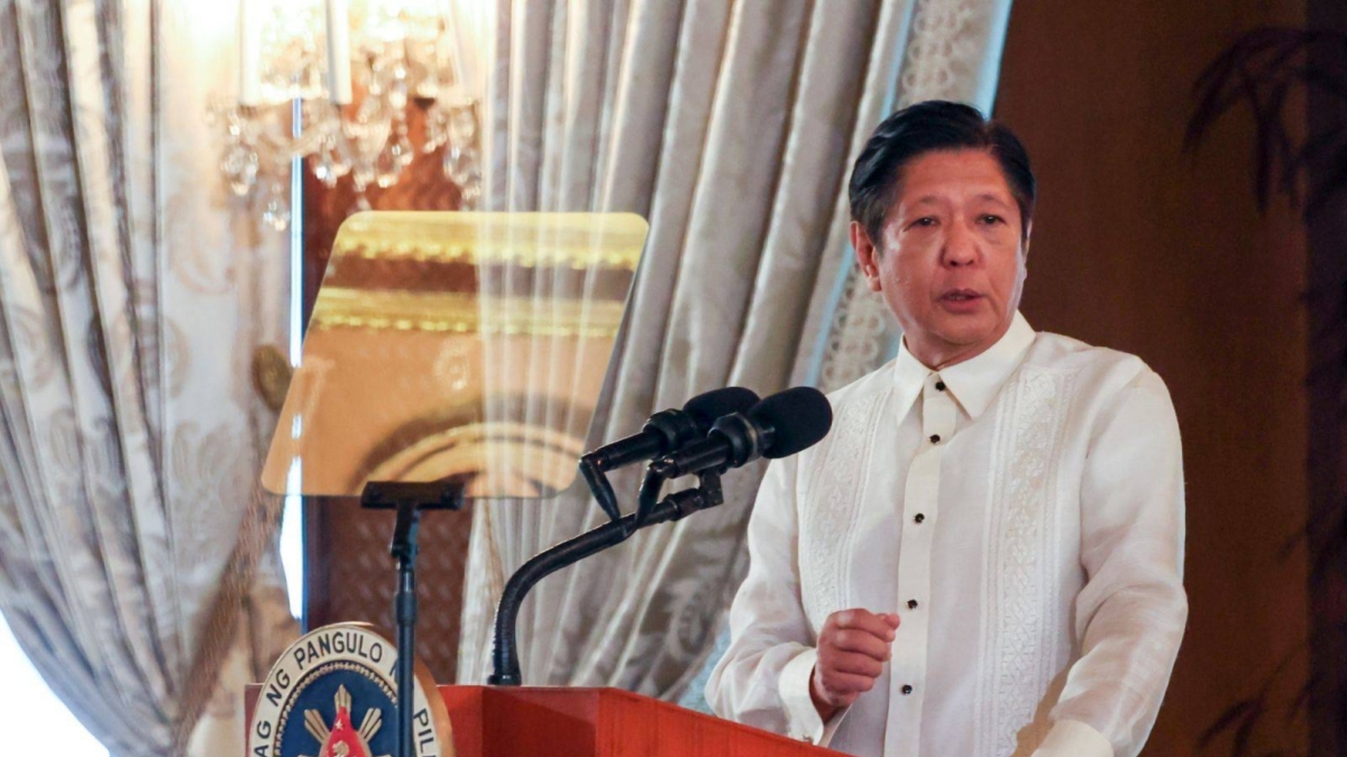 Recalling his ideal legacy, Marcos says, "No more hungry Filipinos."