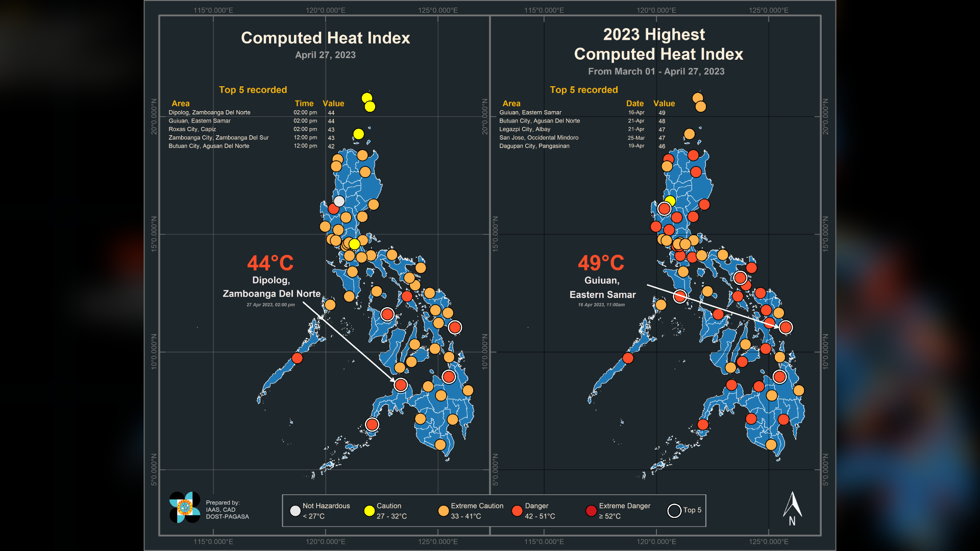 Heat index may exceed 40 degrees Celsius on Friday, according to Pagasa.