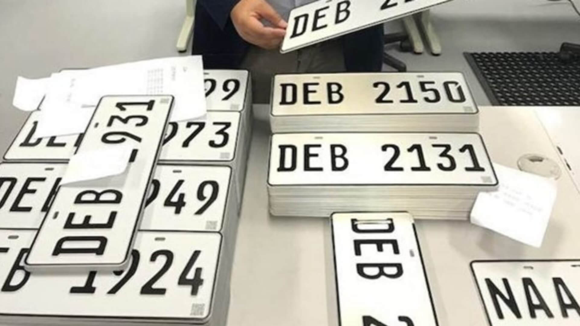 1.7 million unclaimed license plates were discovered by the LTO.