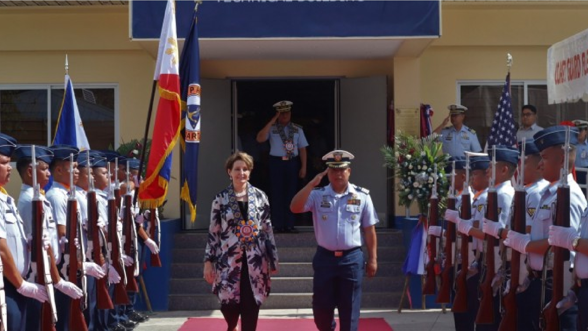 The US government provides a P250 million training facility to PCG.