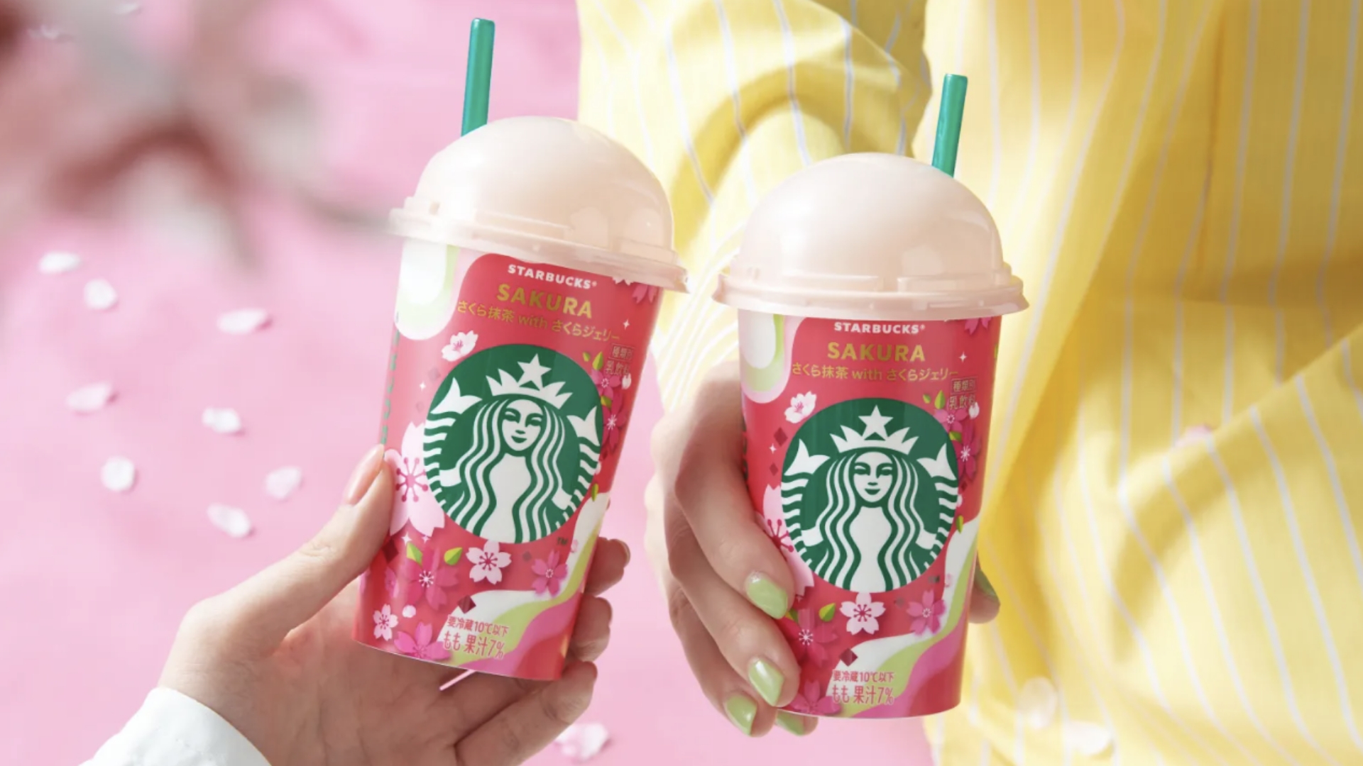 In Honor Of The Cherry Blossom Season, Starbucks Introduces A New Beverage.