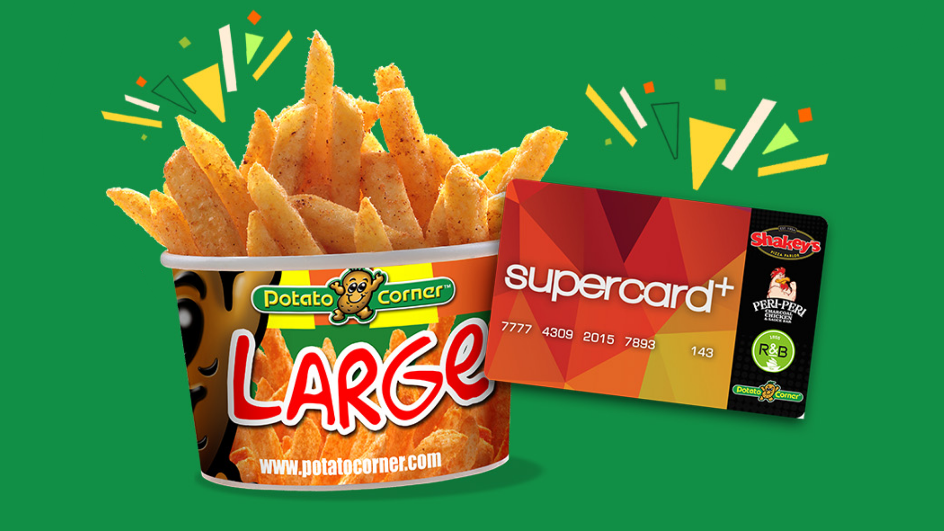 You possess a Shakey's Supercard. Find Out How to Get Free Potato Corner Fries Here!