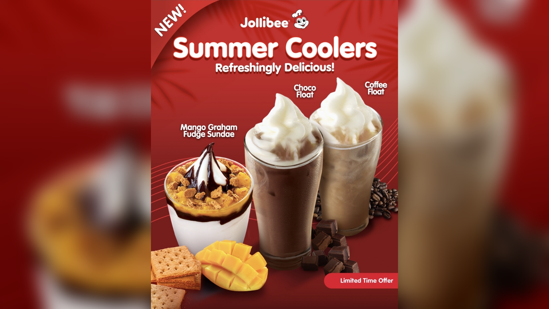 Jollibee is summer-ready with its limited offer of mango Graham sundae