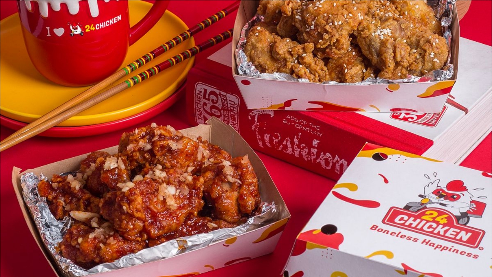 24 Chicken promo gives a 30% discount if you placed orders via GrabFood