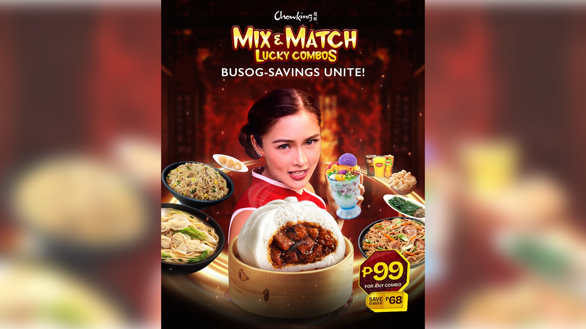 Lucky You! Chowking's  Mix & Match are Back