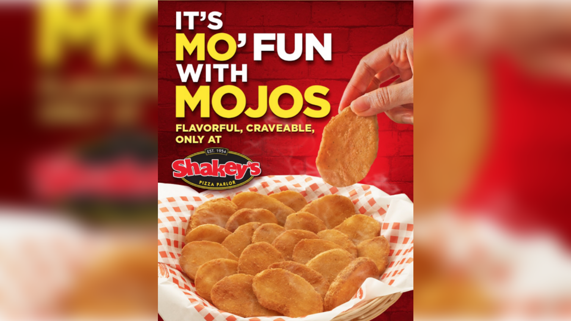 Shakey's Mojos are now back in stock