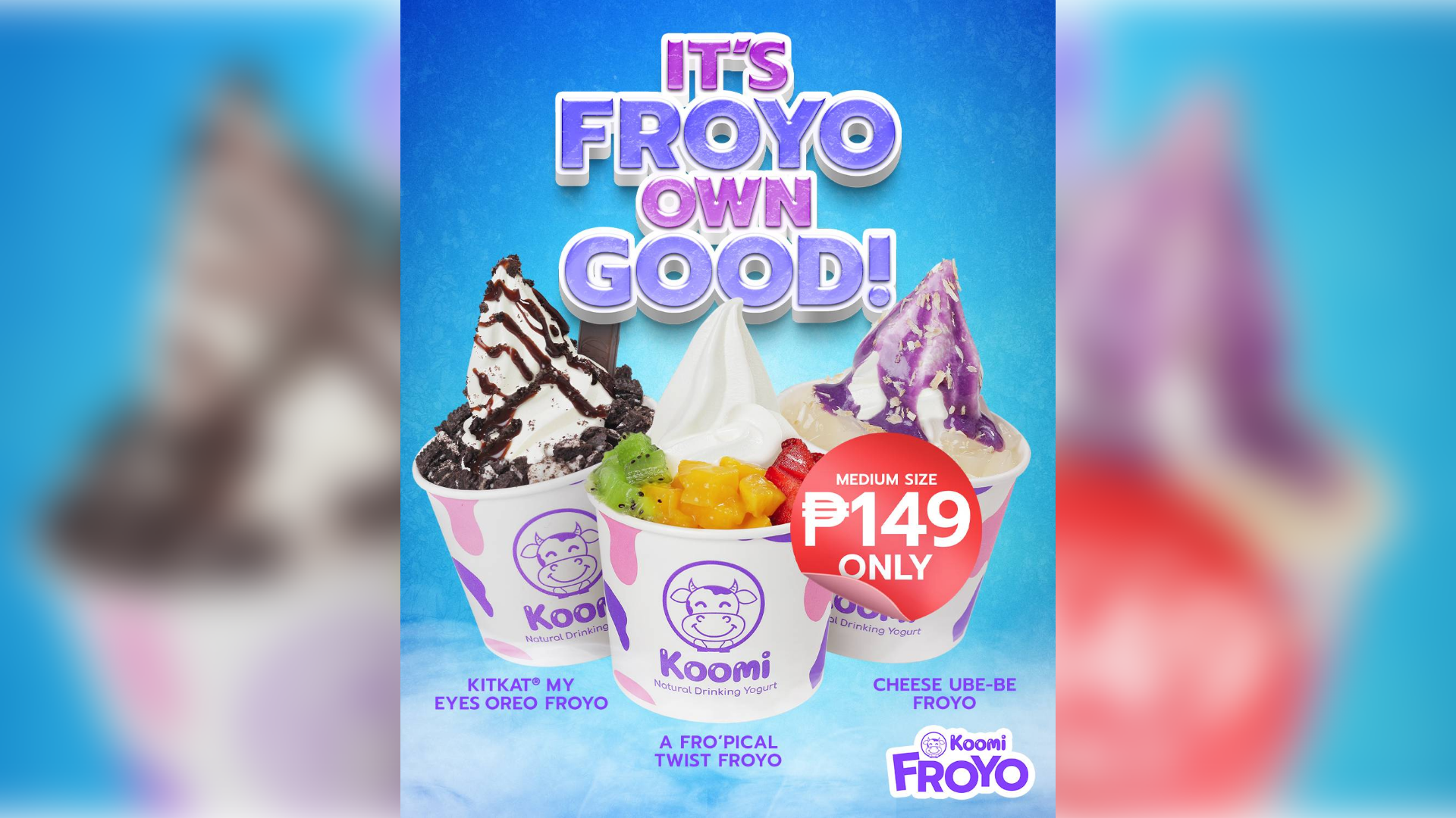 Koomi's Is Adding Ube, Fruit, and KitKat To Their New Froyos