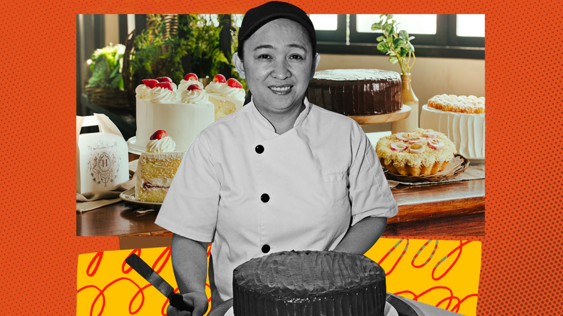 Janet Escuro, a former Kasambahay , is now the head baker at a well-known Manila dessert restaurant.