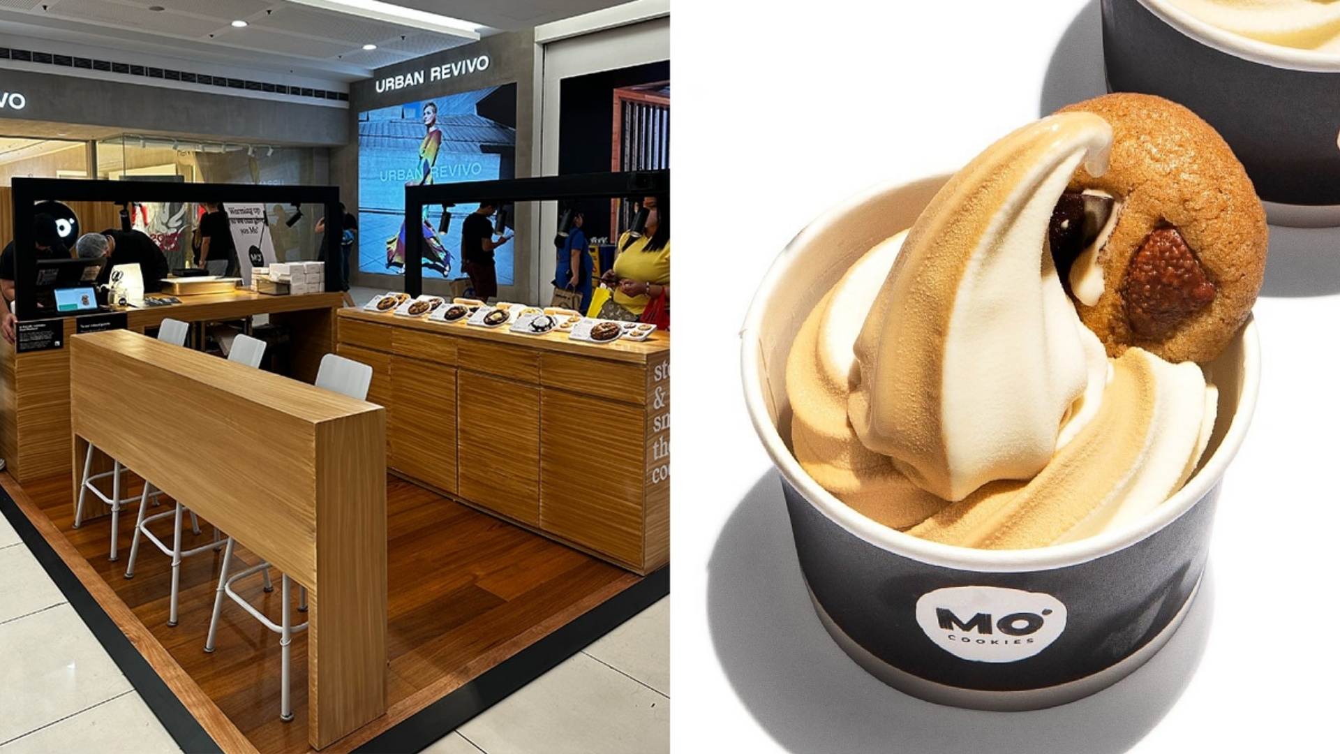 The mall in Quezon City is home to the newest kiosk for Mo' Cookies.