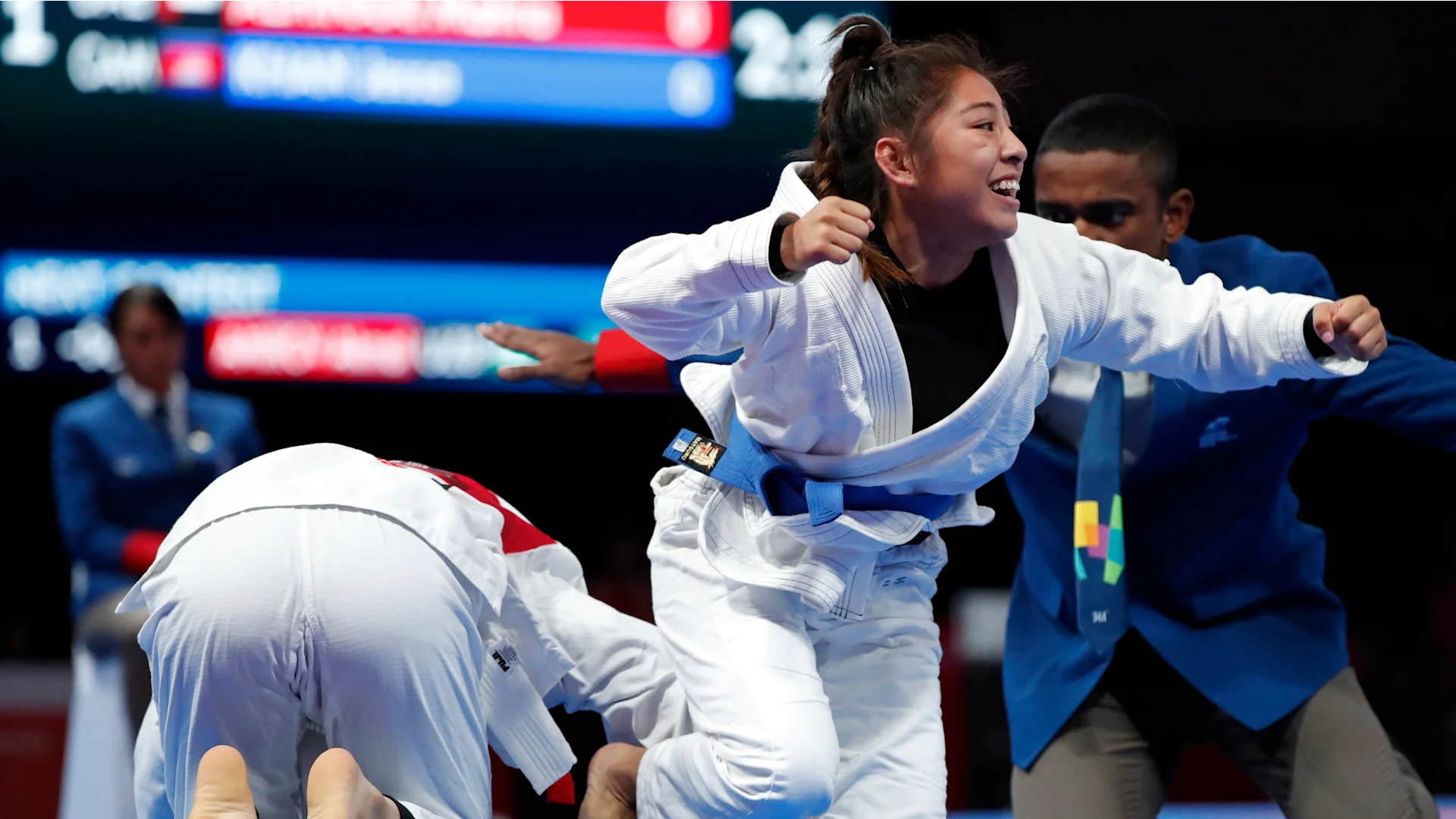 At the 2023 Southeast Asian Games, Kaila Napolis of jiu-jitsu wins the Philippines' first gold medal.