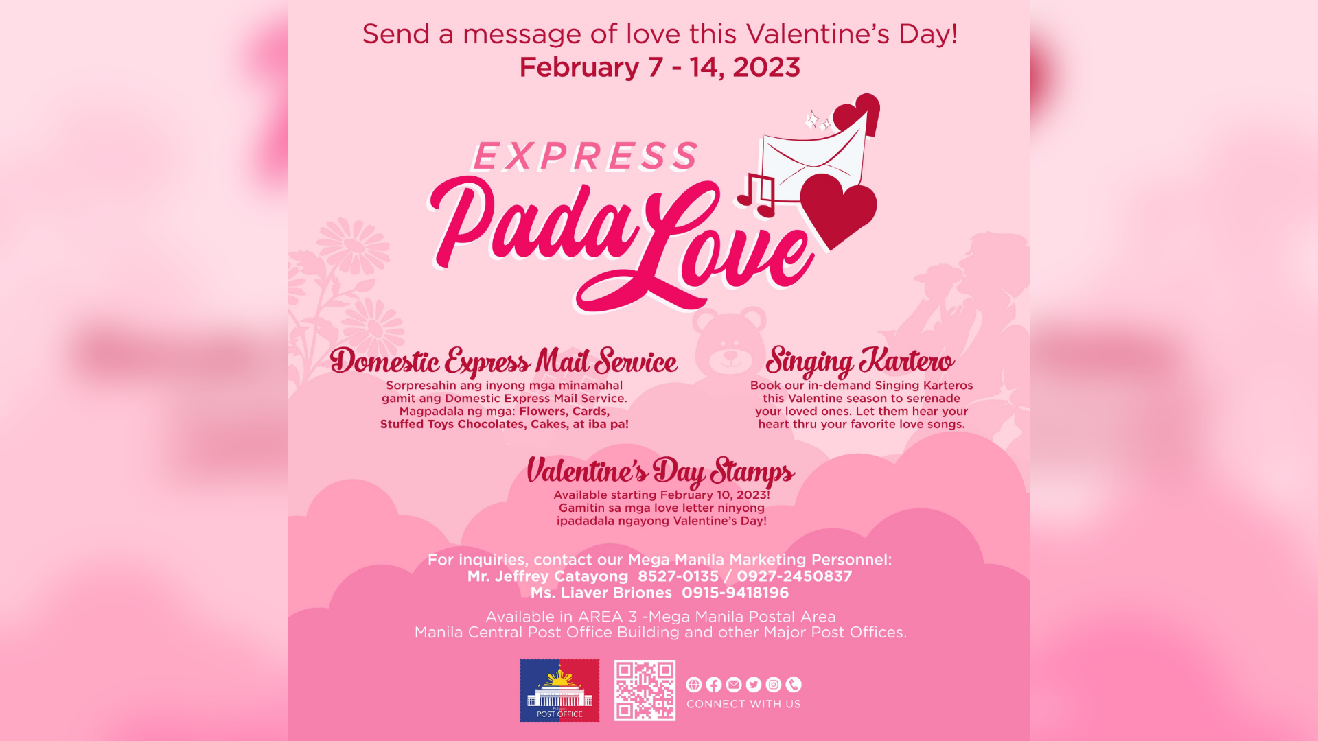 This Valentine's Day, Philippine Postal Corp. has revived its "Singing Kartero" service.