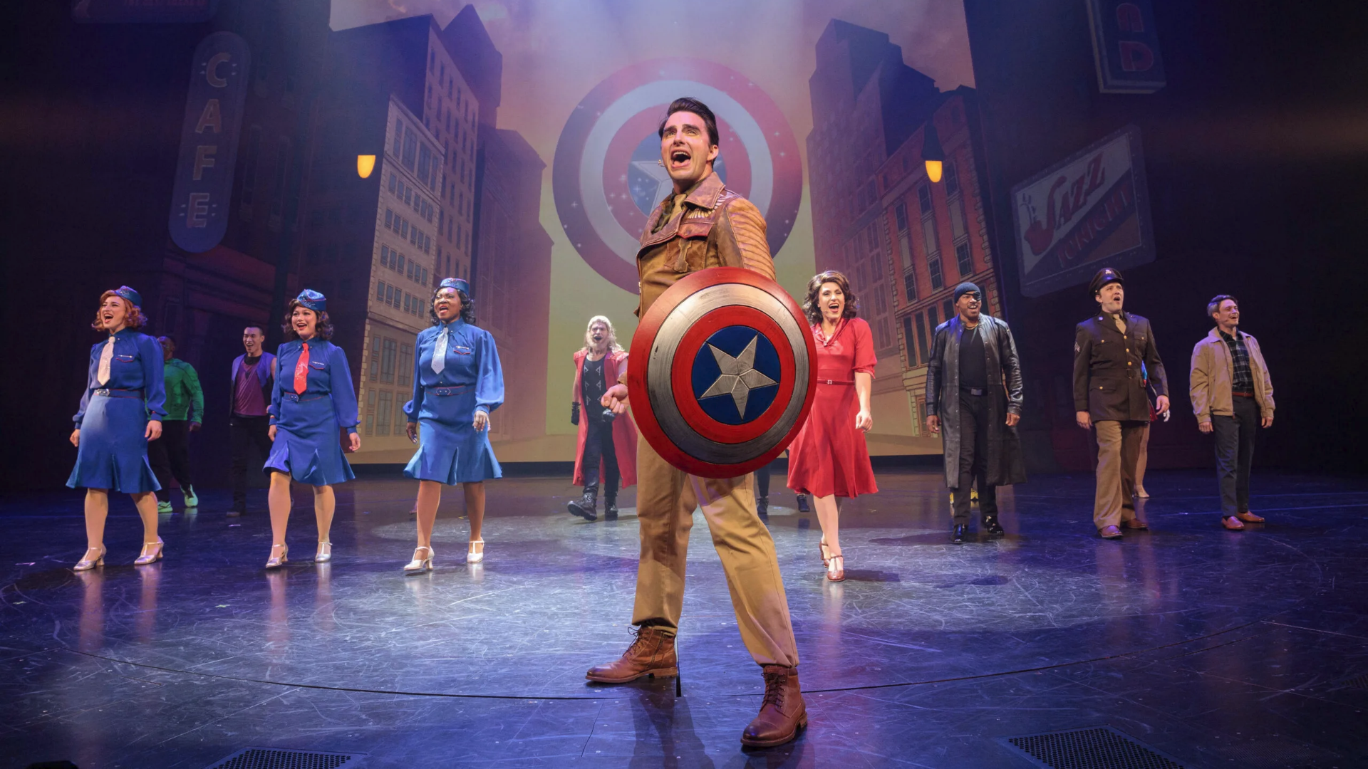 The first Marvel musical to launch in Disneyland is called "Rogers: The Musical."