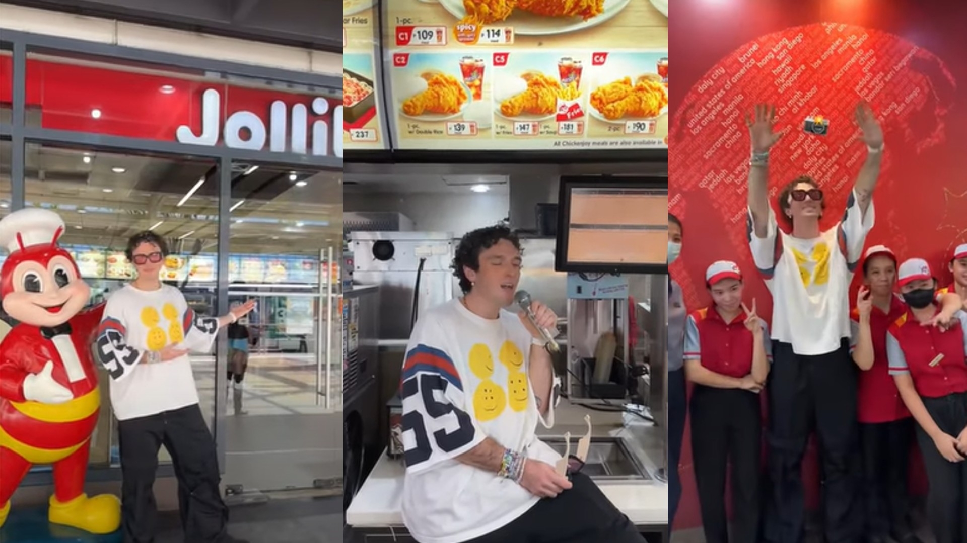 Lauv Surprisingly Appearing at a Jollibee Is a Whole Vibe